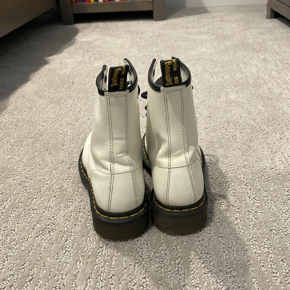 White Dr Martens Boots - Picture 4 of 4